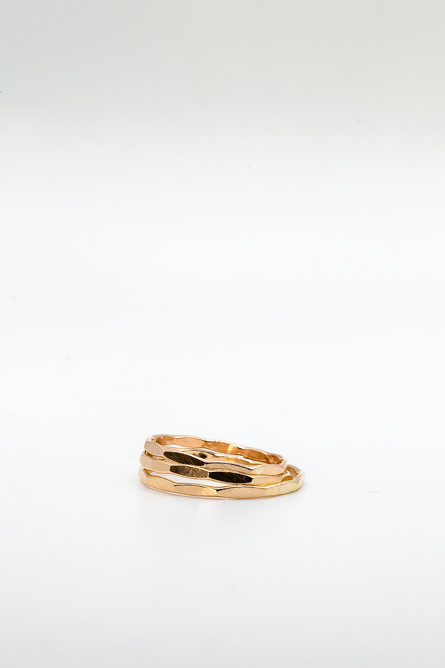 Thin hammered band