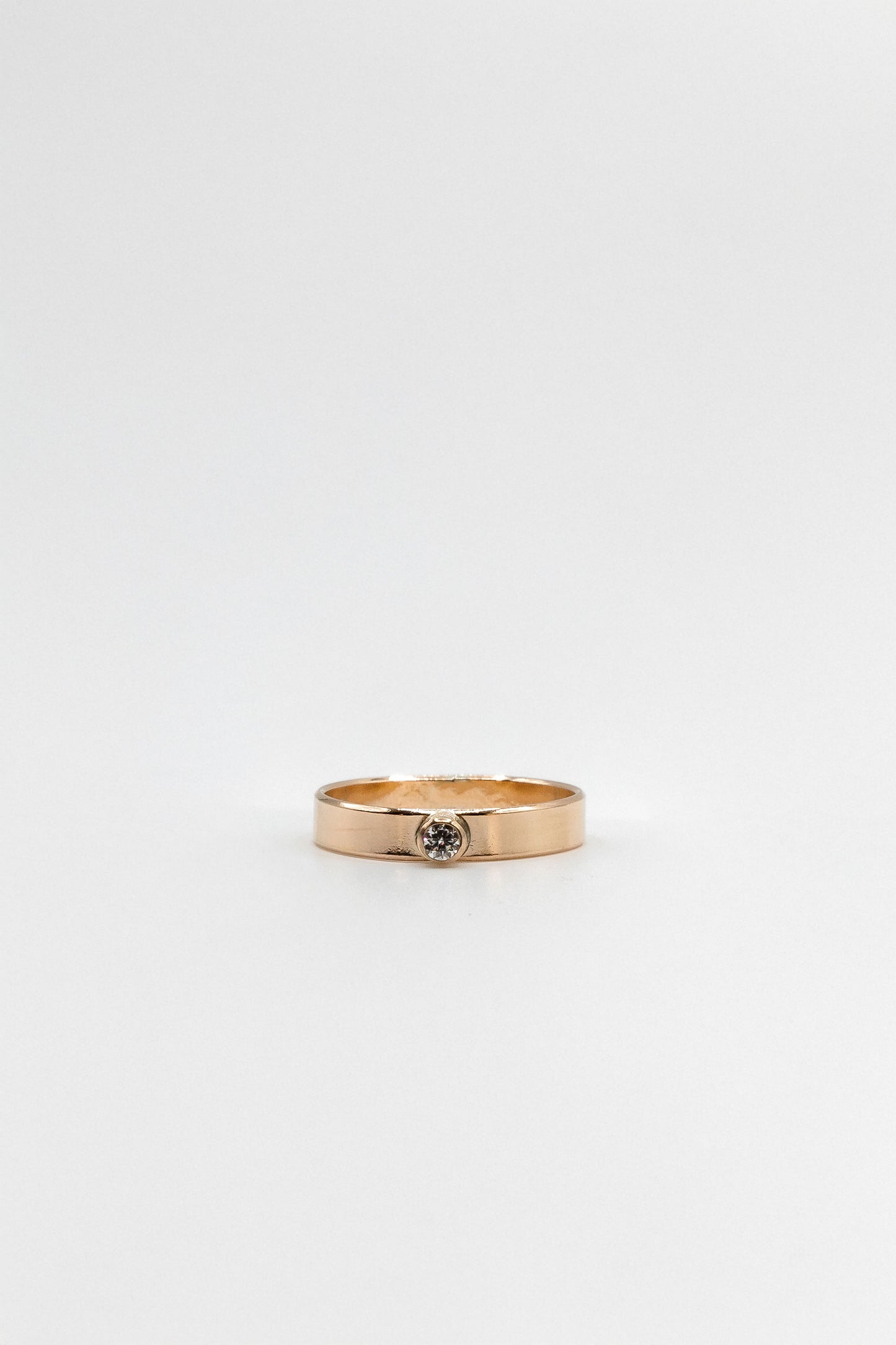 Moissanite ring