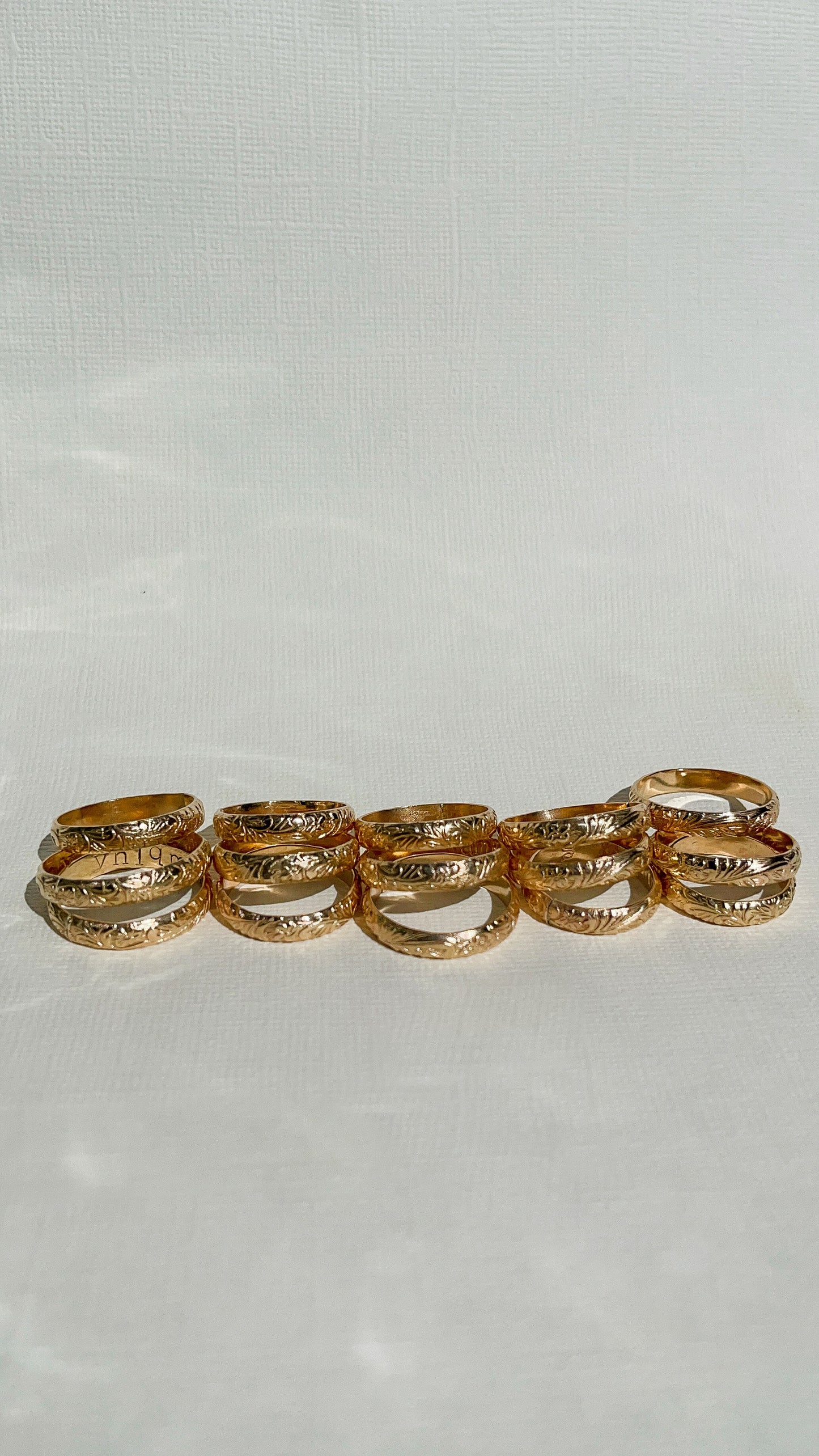 Stamped Floral band