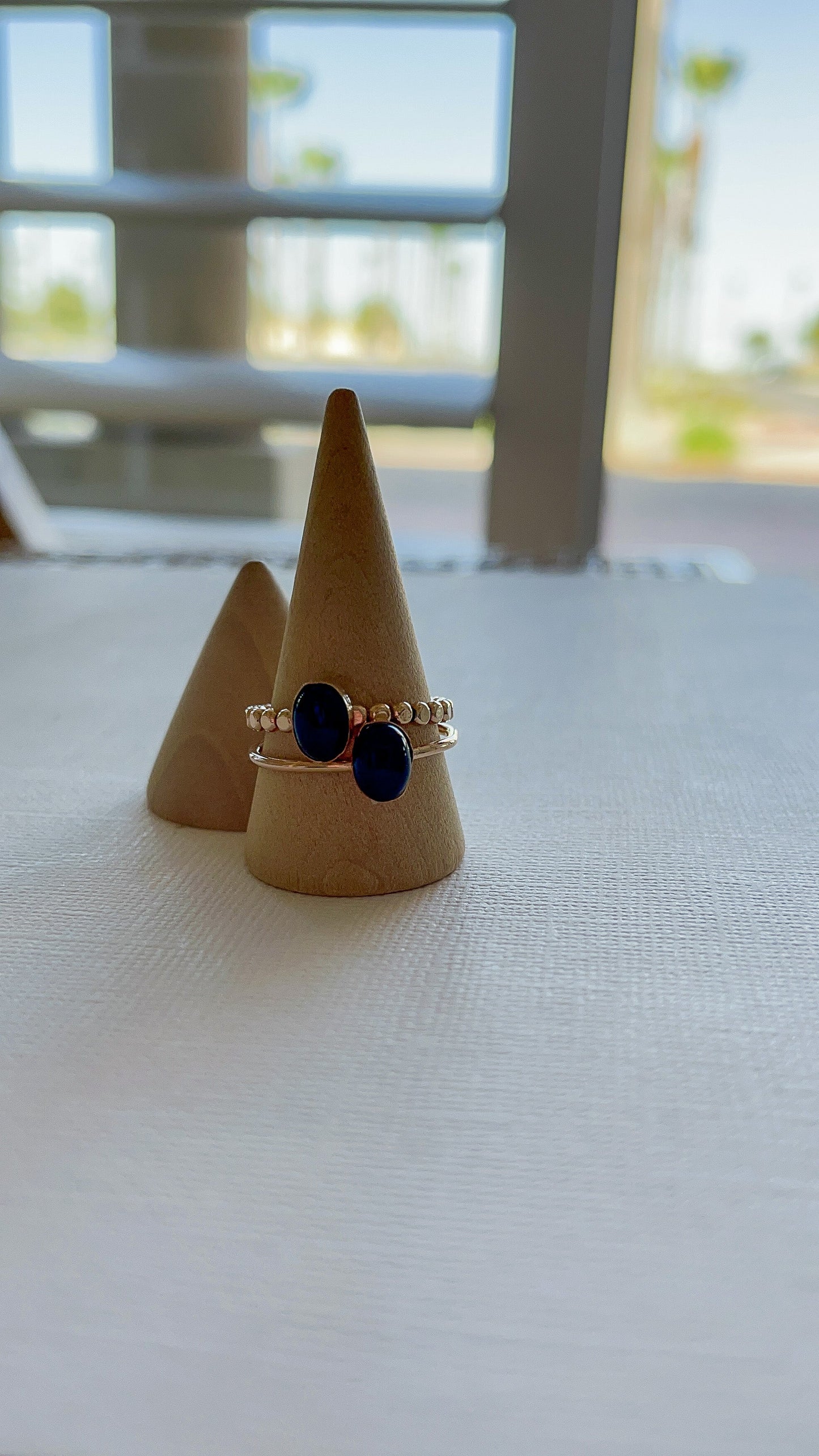 Onyx Ring ( plain ring band)