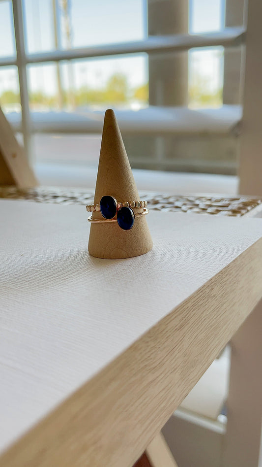 Onyx Ring ( plain ring band)