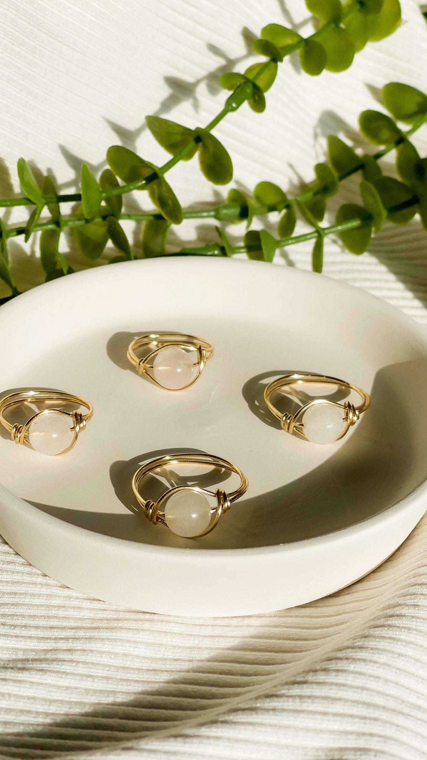 Rose Quartz ring