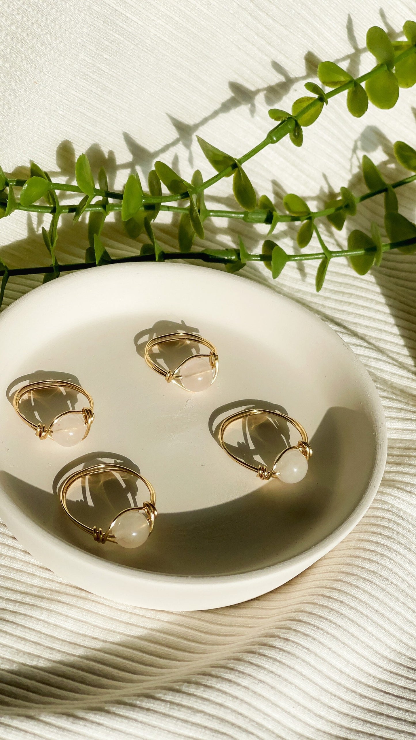 Rose Quartz ring