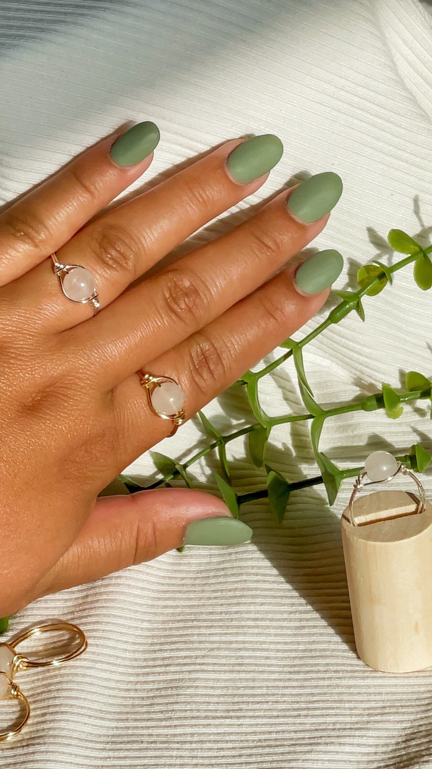 Rose Quartz ring