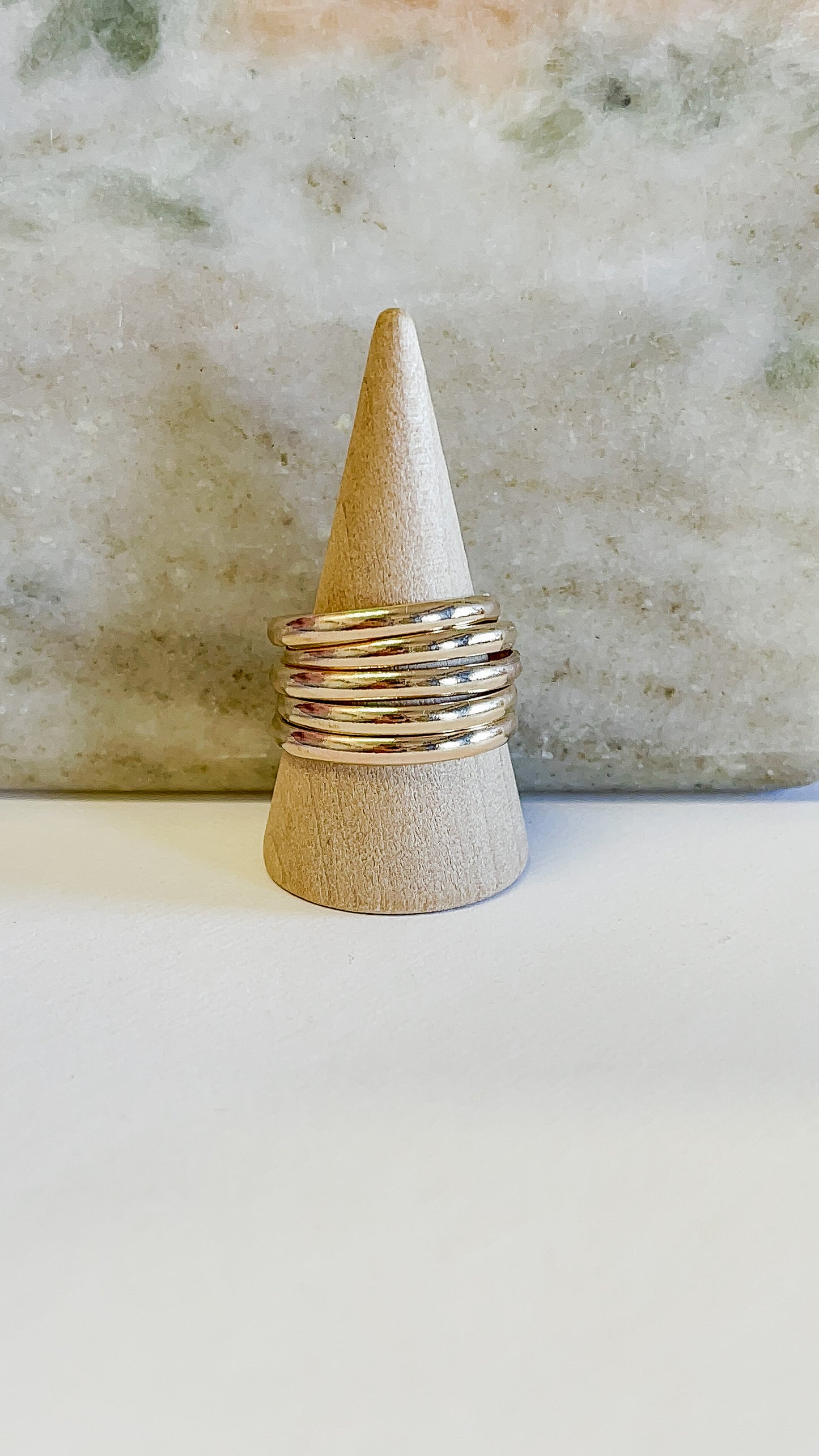 Half moon ring