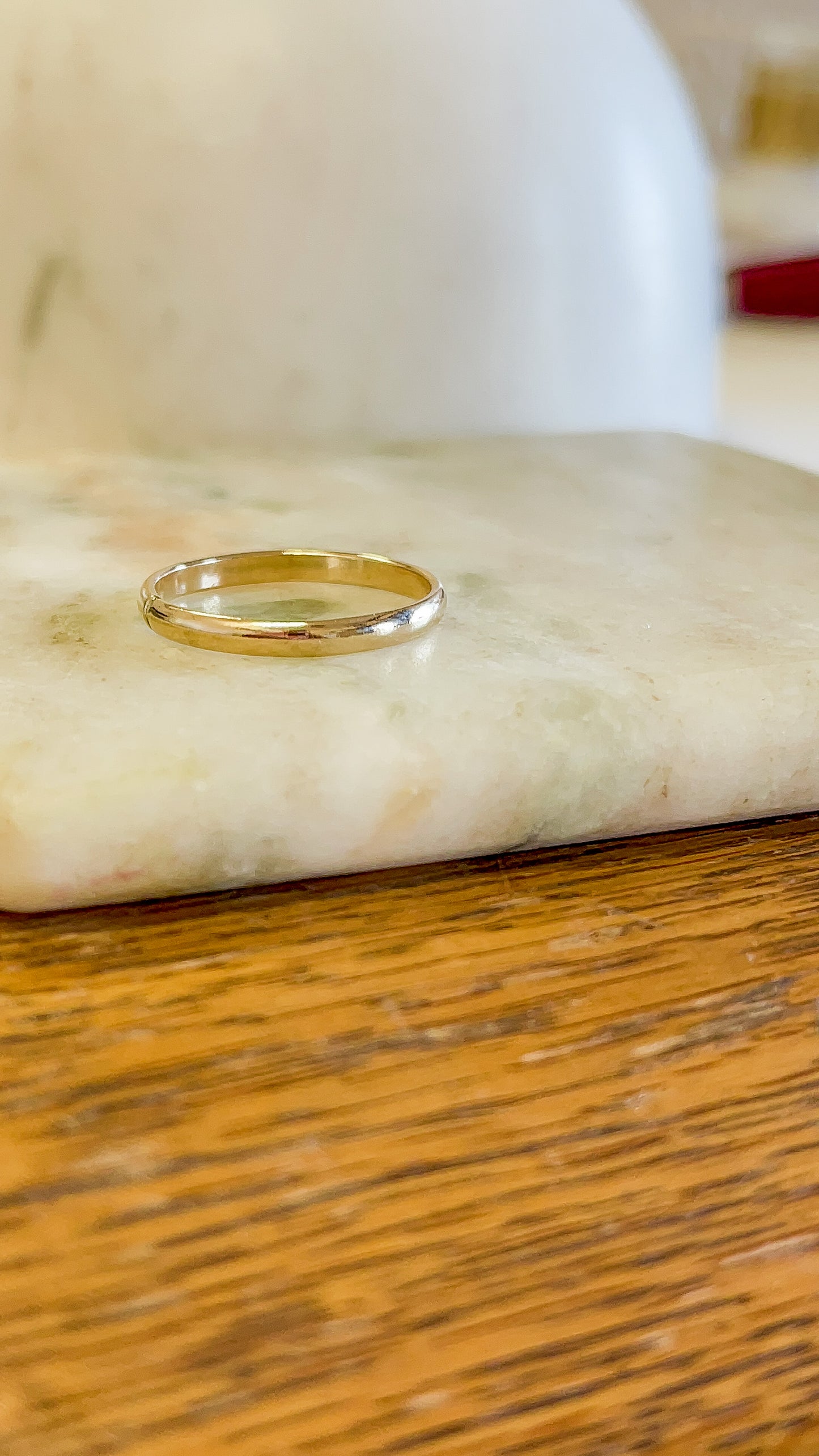 Half moon ring
