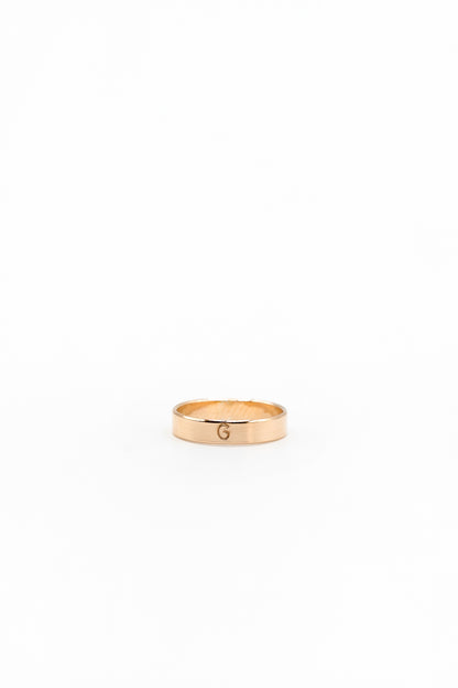 Personalized stamped ring