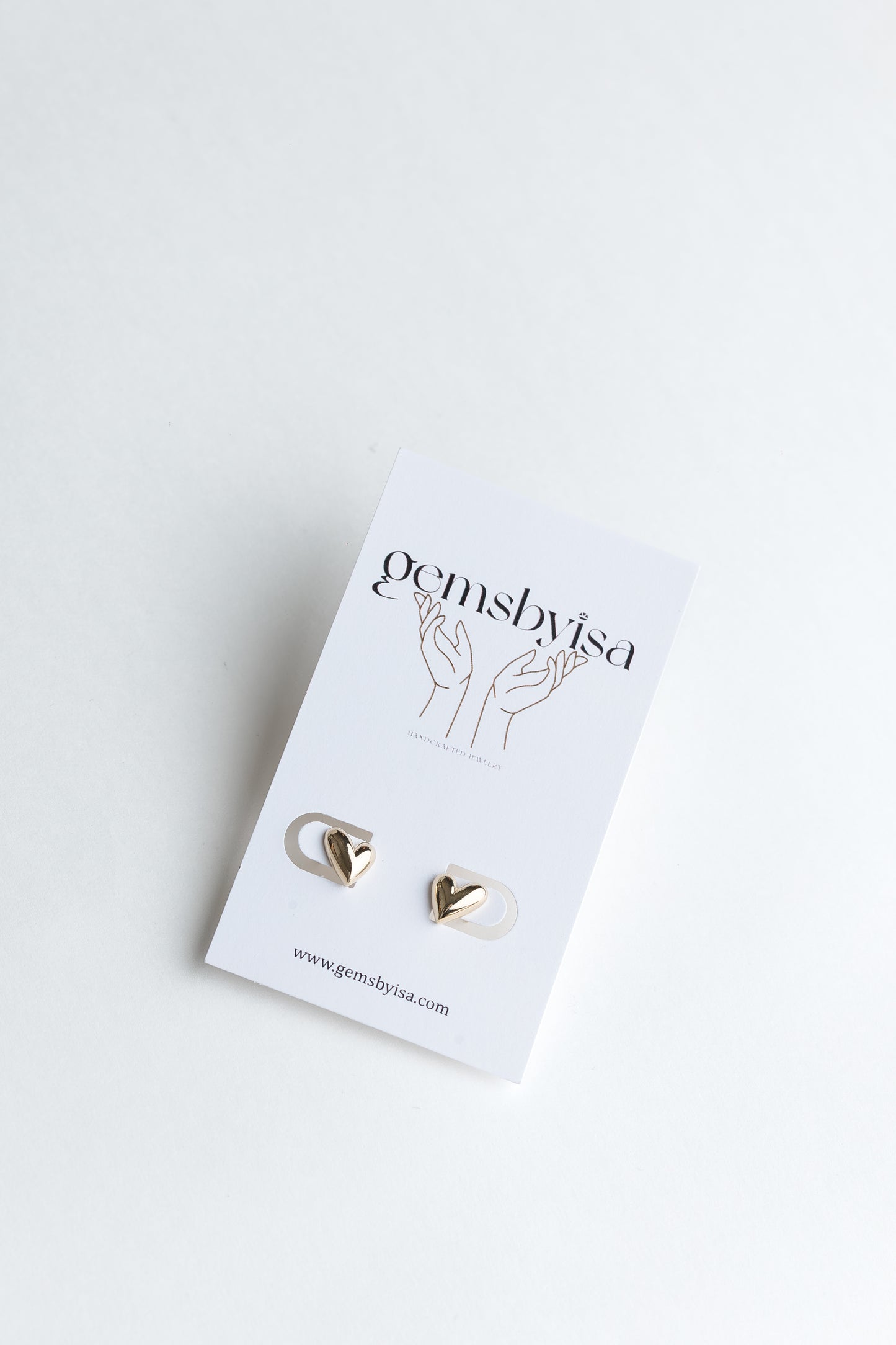 Heart studs