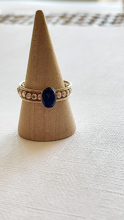 Onyx Ring ( plain ring band)